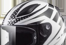 LS2 Helmets presenta il nuovo Road Tourer RAPID FF353. FF353 RAPID CARBORACE WHITE BLACK